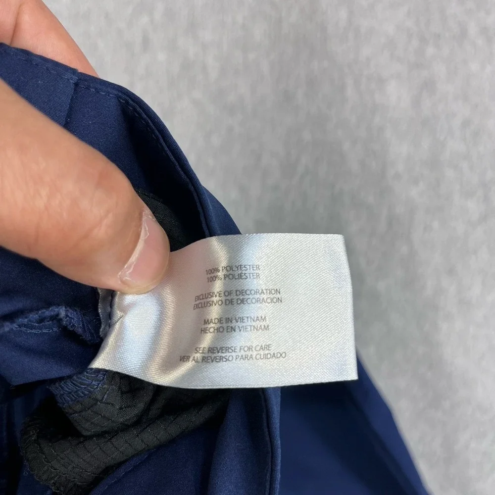 Banana Republic Jogger Pants Mens 32 Blue Elastic Cuffed Polyester Casual